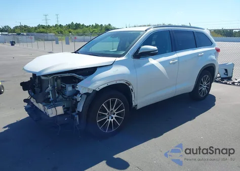 2018 Toyota Highlander Se из США, поврежденный, VIN 5TDKZRFH0JS539636